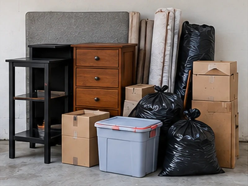 Illustrative example of a small mixed junk pile
